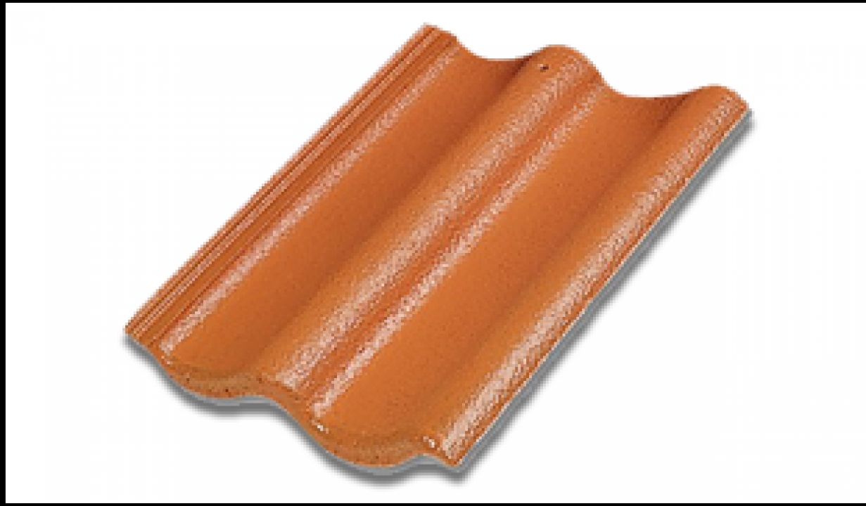 กระเบื้องคอนกรีตแม็กม่า สีส้มดาวมงกุฏ