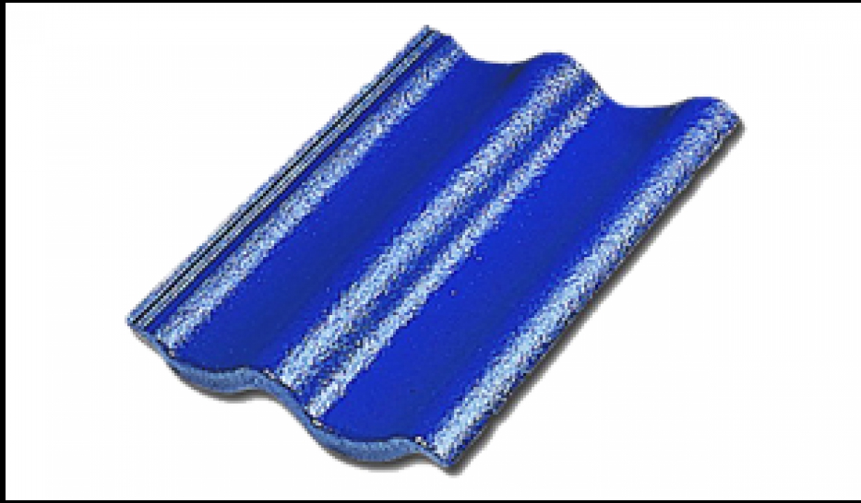 กระเบื้องคอนกรีตแม็กม่า สีน้ำเงินบาดาล