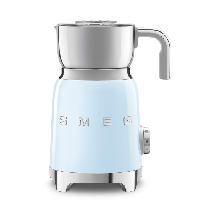 SMEG เครื่องตีฟองนม ดีไซน์ 50’s Style สีฟ้าพาสเทล รุ่น MFF01PBEU