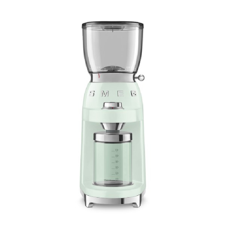 SMEG เครื่องบดกาแฟ ดีไซน์ 50’s Style สีเขียวพาสเทล รุ่น CGF01PGEU