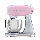SMEG เครื่องผสมอาหาร ดีไซน์ 50’s Style สีชมพู รุ่น SMF02PKEU
