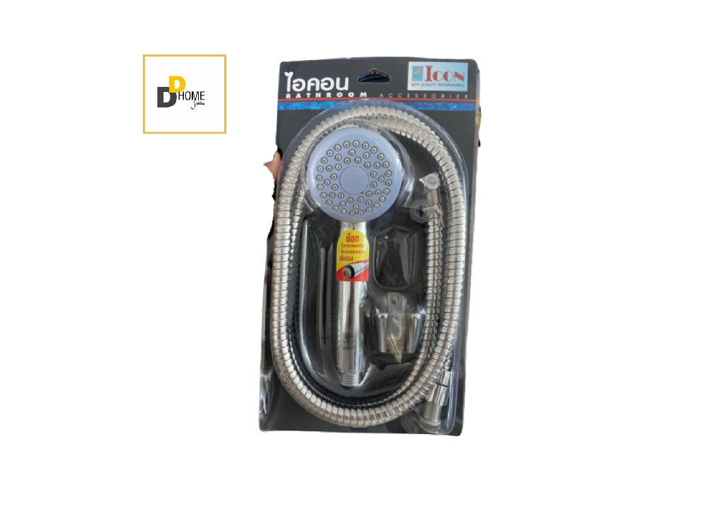 ICON ชุดฝักบัวสายอ่อน 1 ระบบ รุ่น IU388  สีโครเมี่ยม