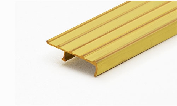 จมูกบันไดทองเหลือง 4 ร่อง รุ่น SIB-4L (ราคราต่อเมตร)