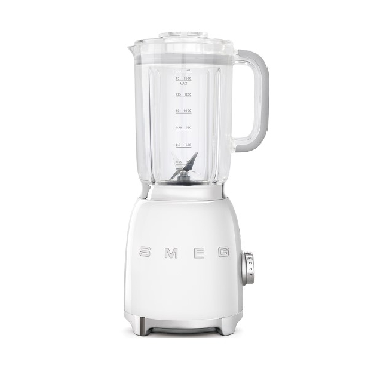 SMEG เครื่องปั่นอาหาร ดีไซน์ 50’s Style สีขาว รุ่น SMEG เครื่องปั่นอาหาร ดีไซน์ 50’s Style สีขาว รุ่น BLF01WHEU