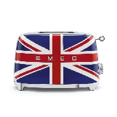 SMEG เครื่องปิ้งขนมปัง 2×2 ดีไซน์ 50’s Style ลายธงชาติอังกฤษ รุ่น TSF01UJEU
