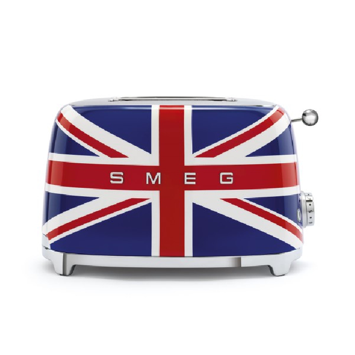 SMEG เครื่องปิ้งขนมปัง 2×2 ดีไซน์ 50’s Style ลายธงชาติอังกฤษ รุ่น TSF01UJEU