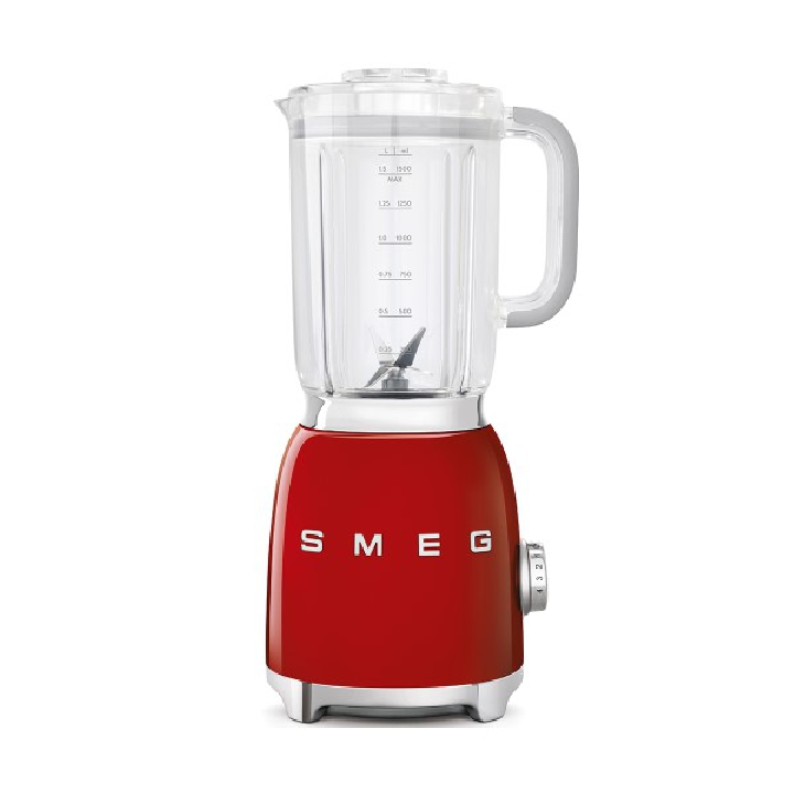 SMEG เครื่องปั่นอาหาร ดีไซน์ 50’s Style สีแดง รุ่น SMEG เครื่องปั่นอาหาร ดีไซน์ 50’s Style สีแดง รุ่น BLF01RDEU