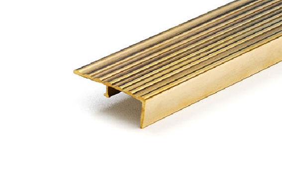 จมูกบันไดทองเหลือง 6 ร่อง รุ่น SIB-6L (ราคาต่อเมตร)