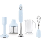 SMEG เครื่องปั่นอาหารมือถือ ดีไซน์ 50’s Style สีฟ้าพาสเทล รุ่น HBF02PBEU