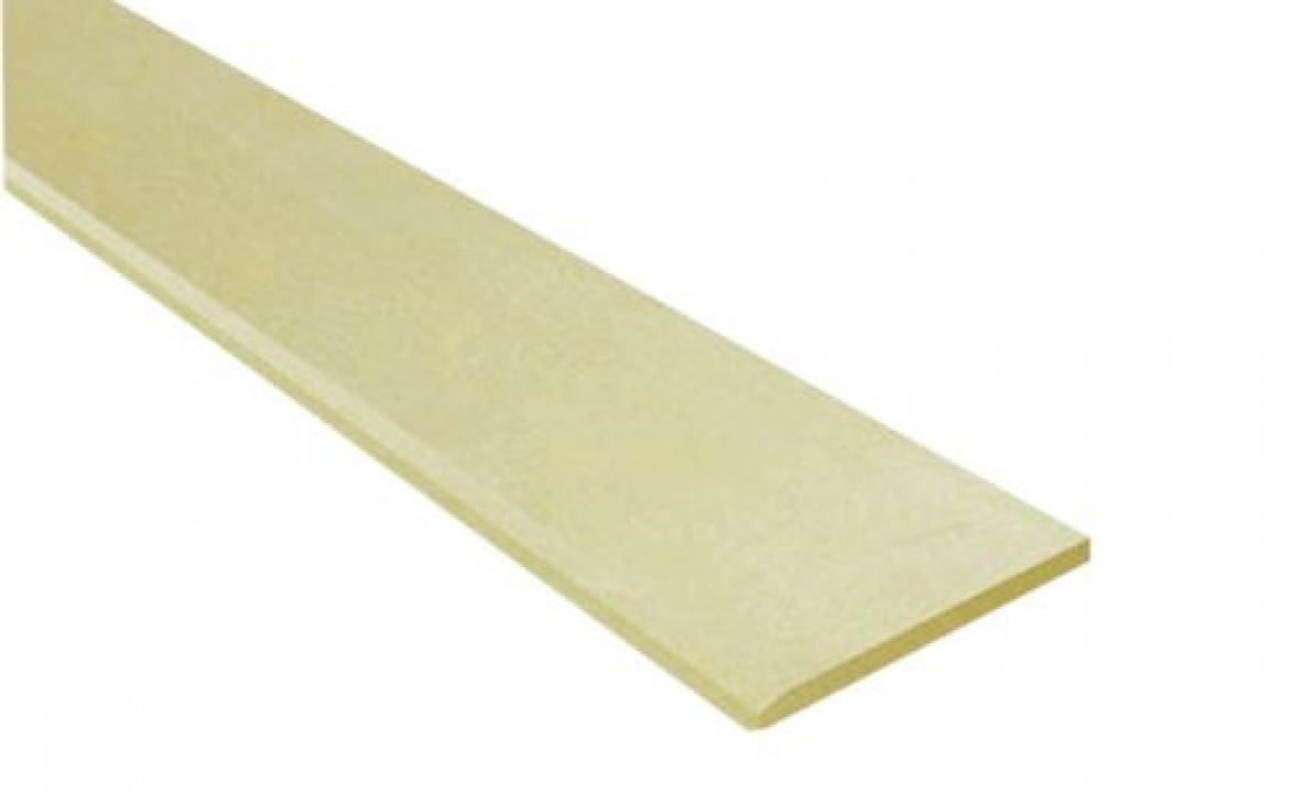 ไม้เชิงชายเฌอร่า รุ่นลบขอบ ผิวเรียบ ขนาด 1.6 x 15 x 300 cm Shera