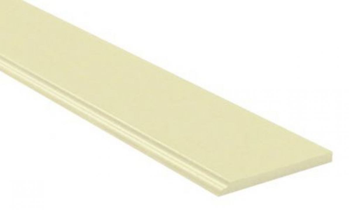 ไม้เชิงชายเฌอร่า รุ่นขอบบัว ผิวเรียบ ขนาด 1.6 x 15 x 300 cm Shera