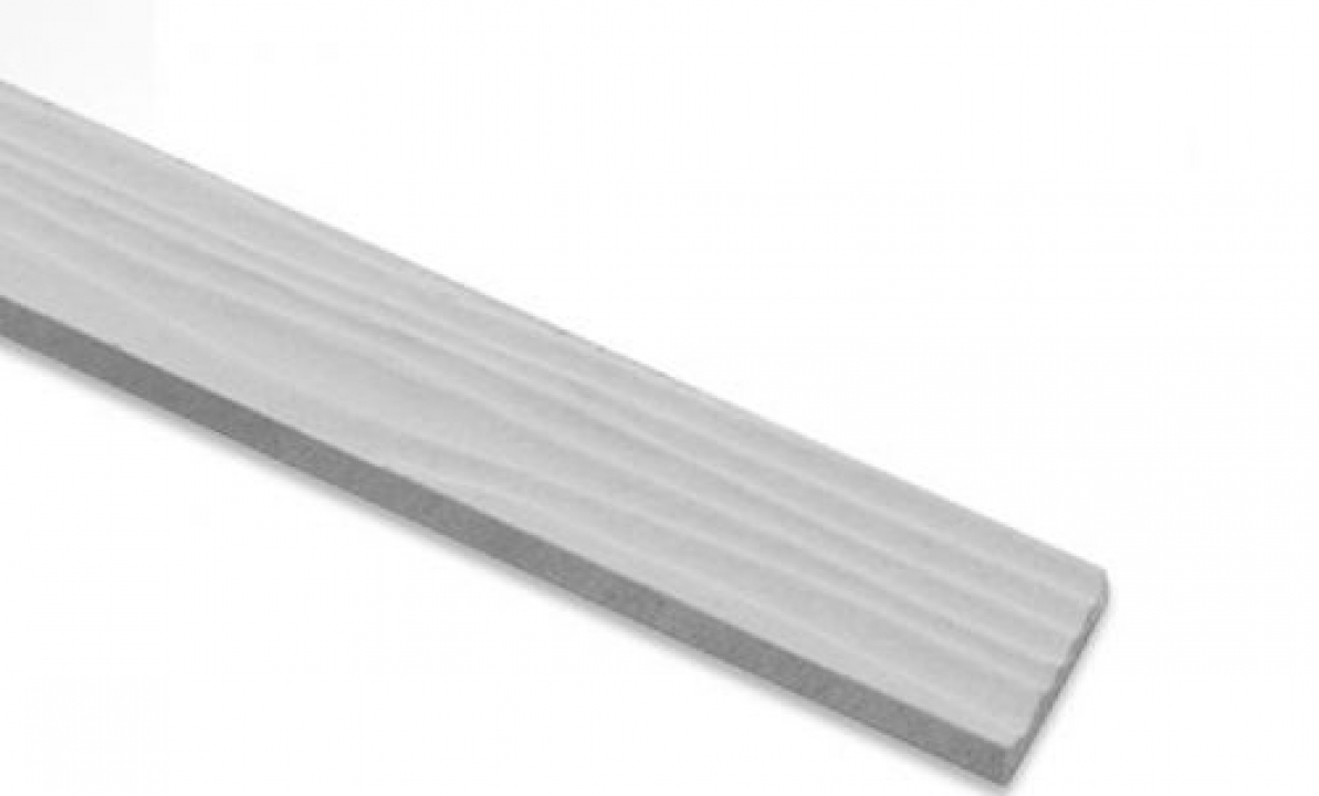 ไม้ระแนงเฌอร่า รุ่นขอบตรง ลายสัก สีธรรมชาติ 0.8 x 5 x 300 cm Shera