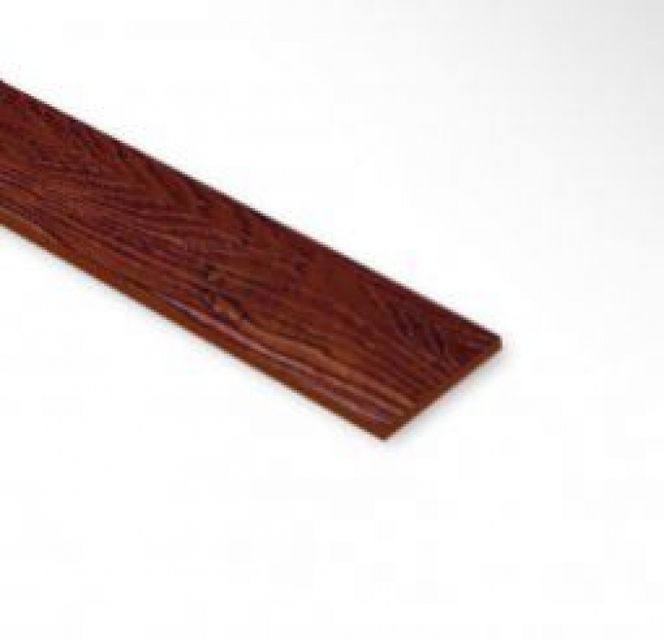 ไม้ฝา ตราเฌอร่า รุ่นขอบตรง ลายสัก สีแดงเชอรี่ Shera