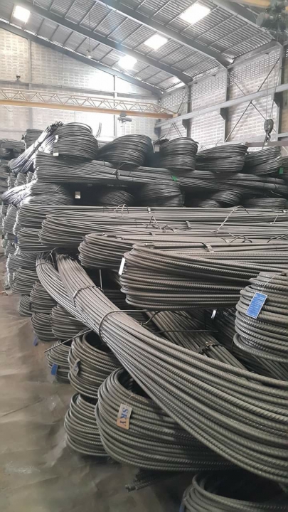 เหล็กเส้นกลม 9 มม.  X 10 ม.SR24 เต็มโรงใหญ่(ราคายกมัด)