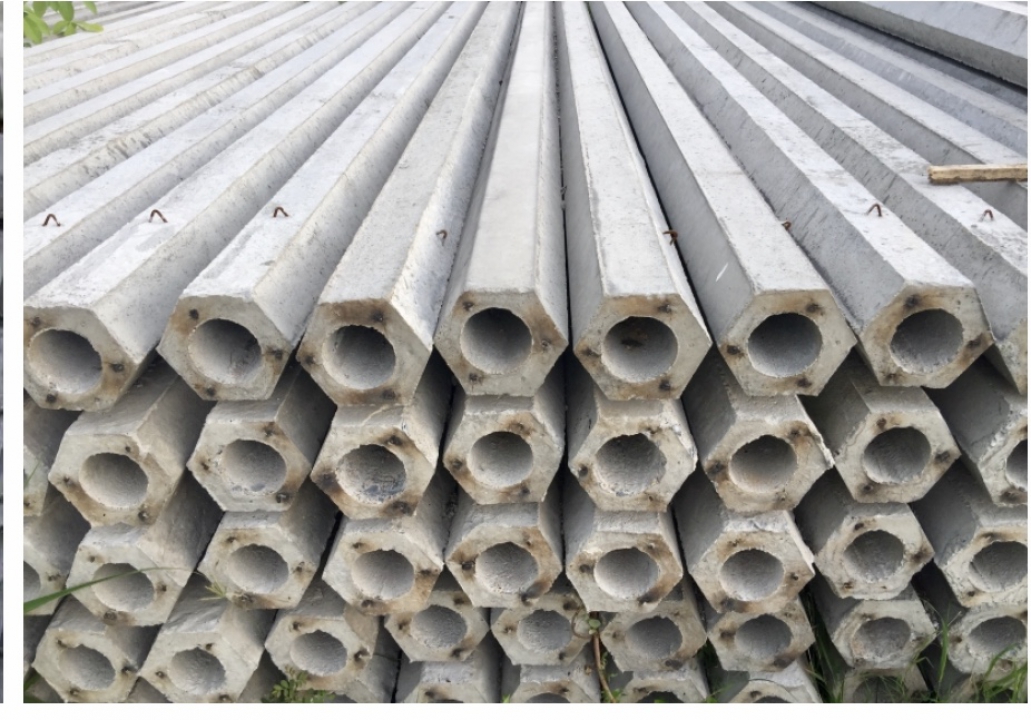 เสาเข็มหกเหลี่ยม ราคาต่อเมตร