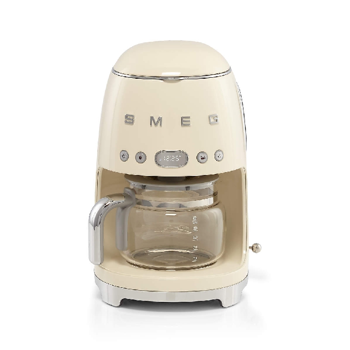 เครื่องชงกาแฟดริป Smeg 50's retro รุ่น DCF02CREU สีครีม