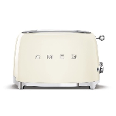 SMEG เครื่องปิ้งขนมปัง 2×2 ดีไซน์ 50’s Style สีครีม รุ่น TSF01CREU