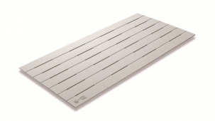 ฝ้าสมาร์ทบอร์ด เอสซีจี รุ่นเซาะร่อง 3 นิ้วระบายอากาศ ขนาด 60x120x0.4 ซม. สีซีเมนต์ SCG ระบายอากาศ