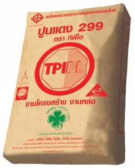 ปูนซีเมนต์ไฮดรอลิก ชนิดใช้งานทั่วไป ตราทีพีไอ 299 TPI