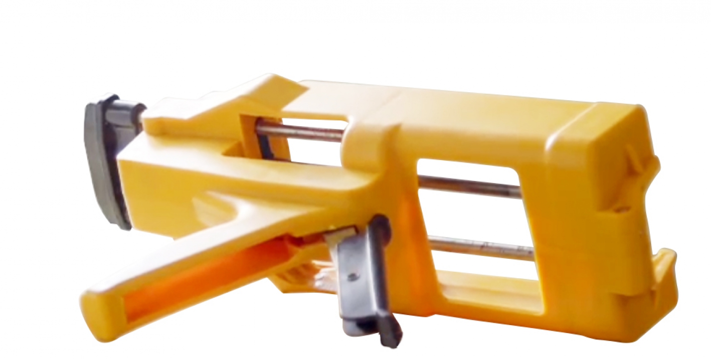 ปืนยิงยาเเนว สำหรับยาเเนวหลอดคู่ เหลือง-ส้ม