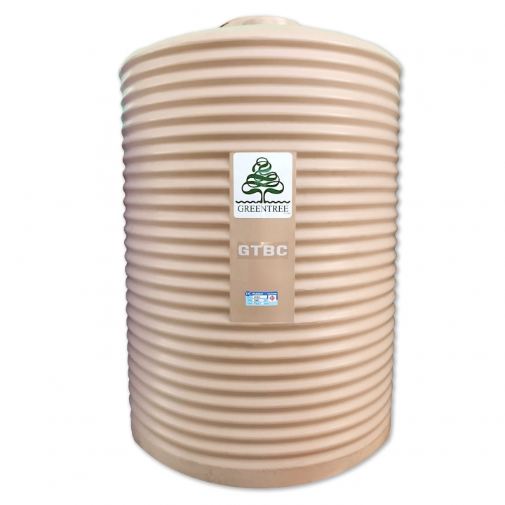 ถังเก็บน้ำบนดิน ตราเพชร กรีนทรี GTBC สีครีม 1000