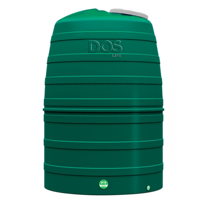 ถังเก็บน้ำบนดิน DOS Greenery-1000 สีเขียว