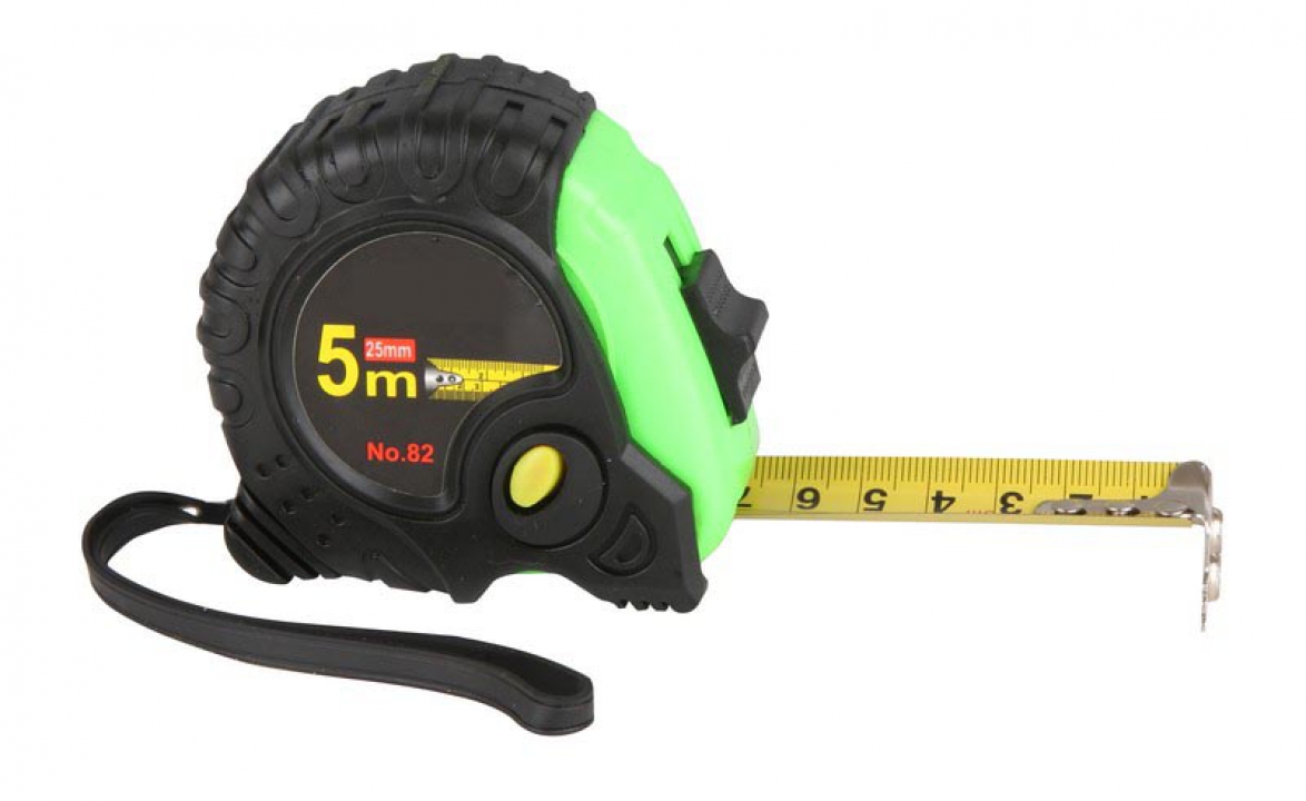 ตลับเมตร หุ้มยาง 5 เมตร