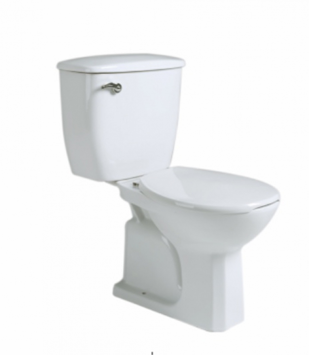 ชักโครกสุขภัณฑ์แบบสองชิ้น Coral CR7141s ขาว