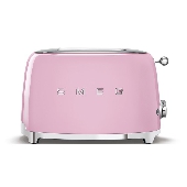 SMEG เครื่องปิ้งขนมปัง 2×2 ดีไซน์ 50’s Style สีชมพู รุ่น TSF01PKEU