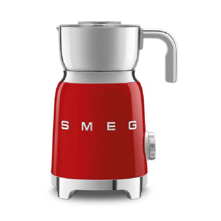 SMEG เครื่องตีฟองนม ดีไซน์ 50’s Style สีแดง รุ่น MFF01RDEU