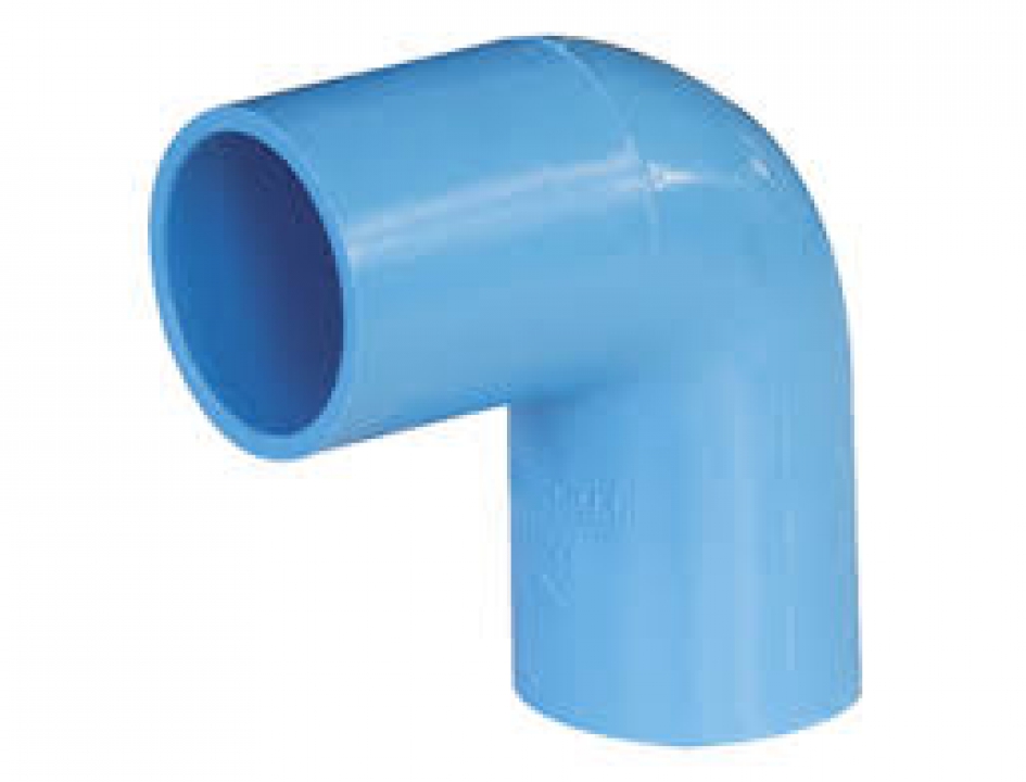 ข้องอ 90 หนา ฟ้า เอสซีจี 18 มม. 1-2 นิ้ว