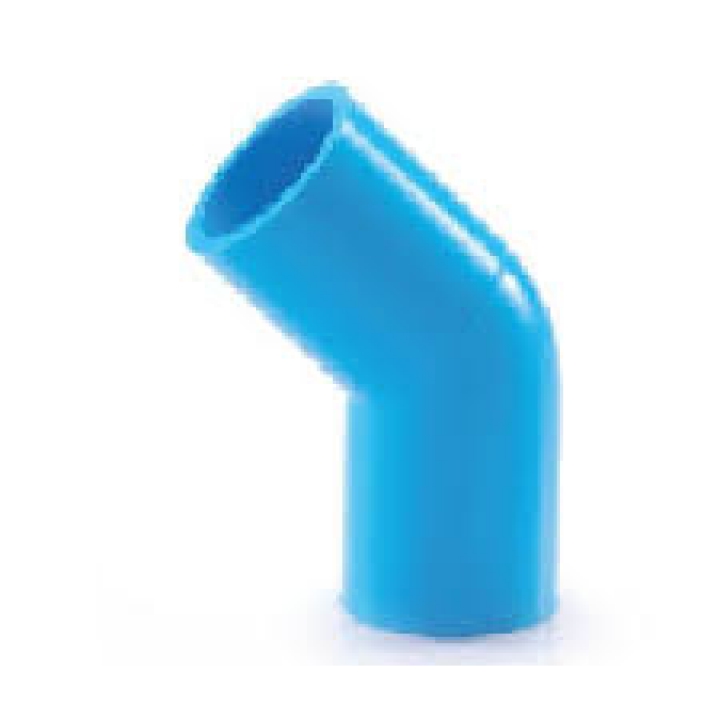 ข้องอ 45 หนา ฟ้า เอสซีจี 65 มม. 2 1-2 นิ้ว