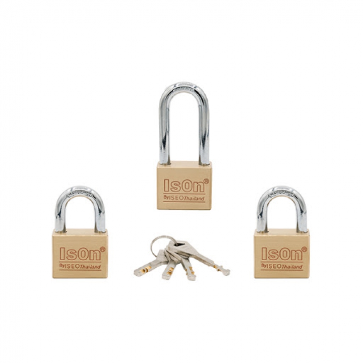กุญแจ KA.450-40-3 ตัวชุด ISON ทองเหลือง