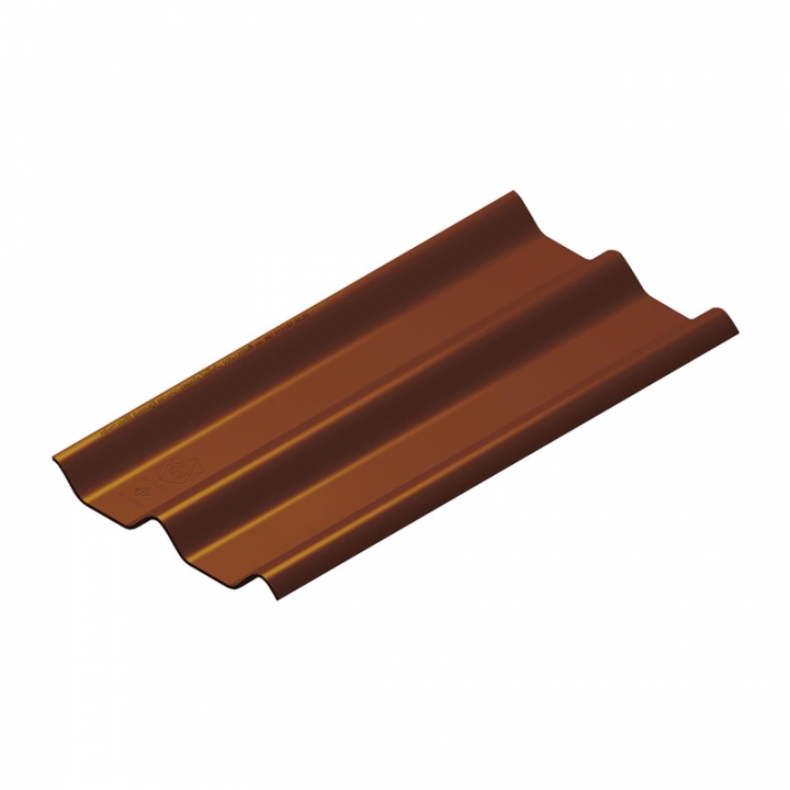 กระเบื้องลอนคู่ SCG ไฮบริด 50 X 150 X 0.55 สีเปลือกมังคุด