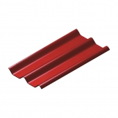 กระเบื้องลอนคู่ SCG ไฮบริด 50 X 150 X 0.55 สีแดง
