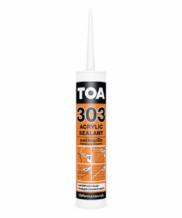 TOA อะครีลิคอุดโป๊ว TOA 303 สีขาว