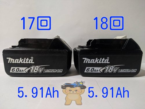 ชาร์จ 17 และ 18 ครั้ง Makita Makita 18V แบตเตอรี่ลิเธียมไอออน BL1860B 6.0Ah สินค้าของแท้วัดความจุเซลล์สมดุล T90 และ fv65 พร้อมคำอธิบายโดยละเอียด