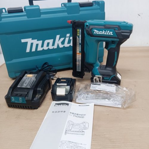 Makita 35 มม.ชาร์จFaceไม้Nailer FN350D 18Vพร้อมกรณีเครื่องมือDIYมือMakitaเครื่องมือไฟฟ้า