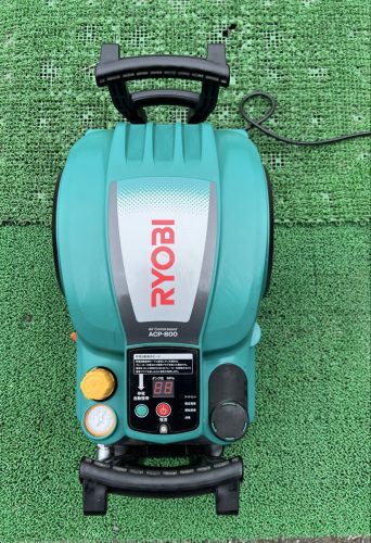 RYOBI ACP-800 ปั๊มลม 100V 50/60Hz 1100W สภาพดียืนยันการใช้งานแรงดันสูงสุด 0.83MPa อัตราการไหล 80L/min