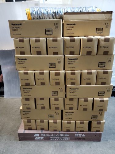 ใหม่/ไม่ได้ใช้ท่อระงับเสียง Panasonic FY-PS042 ขายยกชุด 95 ชิ้น