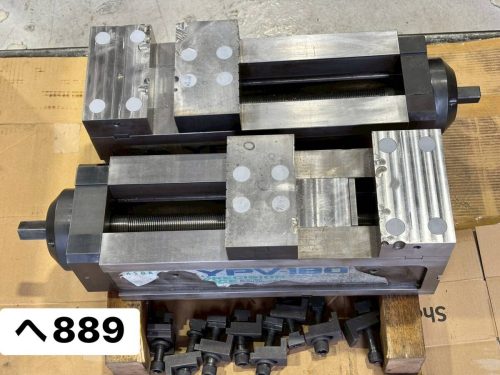 YASUDA ปากกาจับชิ้นงาน Precision Vise ชุด 2 ชิ้น YPV-180 ฐาน 180 เปิดสูงสุดได้ 300 ปากกาจับชิ้นงานไม่มีด้ามจับ (สูง 889)