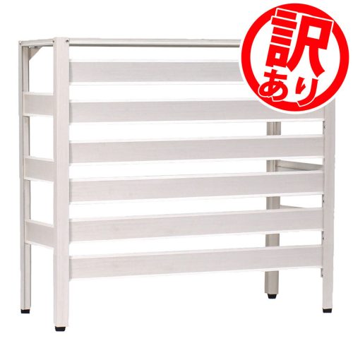 │ KB108 ฝาครอบแอร์ Outdoor Unit (สีขาว) ลายไม้ฝาครอบ Outdoor Unit กว้าง 108cm อลูมิเนียม Outdoor Unit DIY ประหยัดพลังงาน Almax ALMAX