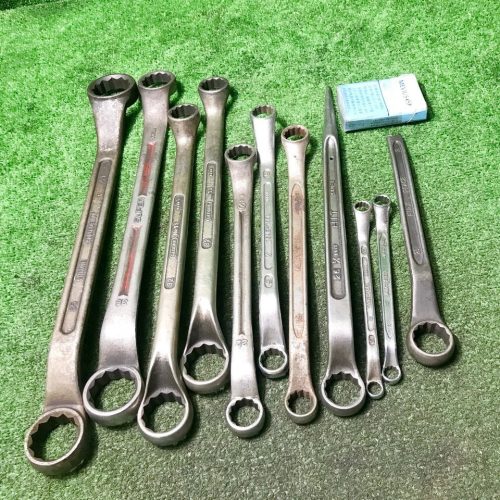 Risou g696 ประแจกระบอกตีโทนและประแจอื่นๆความยาวรวมประมาณ 190มม. ถึง 460มม. ขนาด (10-12/11-13/19-21/22-24/26-32/32-36/35-41) ฯลฯชุด 11 ชิ้น