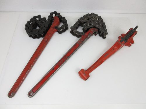 ประแจประแจโซ่ MCC ฝาครอบ 3/4-6 DROP FORGED ชุดเครื่องมือ 3 ชิ้นเครื่องมือช่างที่เก็บมือสอง / 100 (SGKY029073)