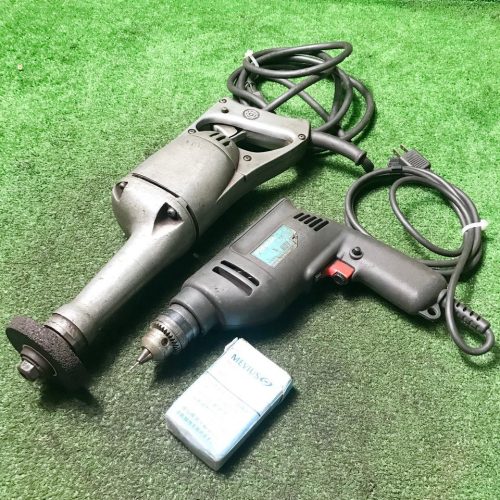 Lisang g700 สว่านไฟฟ้า Toshiba Hitachi (HDV-10R) เครื่องเจียรมือเดินหน้า/ถอยหลัง/ปรับความเร็วได้ (MLU2) ความยาวรวมประมาณ. ชุดเครื่องมือไฟฟ้าขนาด 240-290 มม. 2 ชิ้น