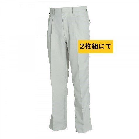 Big Inaba ราคาพิเศษ Fujiwa [Spring/Summer] 7301 กางเกงสแล็กผ้าฝ้ายพรีเมี่ยมซับในฤดูร้อน (23 สีเทา W82cm) ราคาปกติ 7810 เยนเซ็ต 2 ตัวราคา 2980 เยน