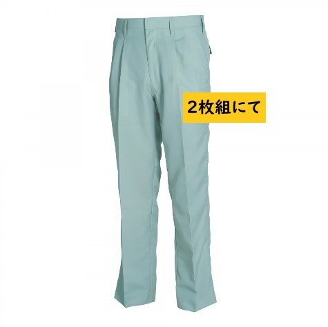 Big Inaba ราคาพิเศษ Fujiwa [Spring/Summer] 7301 กางเกงสแล็กผ้าฝ้ายพรีเมียมซับในฤดูร้อน (53 สีเขียว W92cm) ราคาปกติ 7810 เยนชุด 2 ชิ้นราคา 2980 เยน