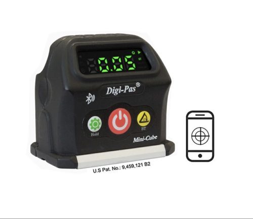 Digi-Pas 2-Axis Smart Mini Cube 2-Axis ระดับดิจิตอลไร้สาย Mini-Cube