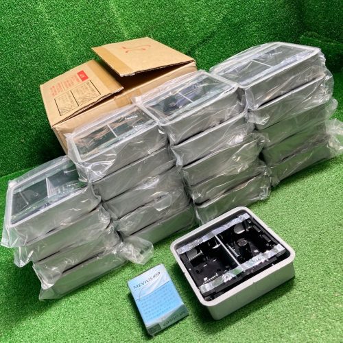 Mutsumi Hama e352 กล่องสไลด์มีหลังคาเหล็ก Mirai Kogyo (กฎกระทรวงกึ่งไฟ) (SBG-2F) พร้อมแม่เหล็กกลางขนาดภายนอก (กว้าง 13 x ลึก 14 x ลึก 4 ซม.) รวม 20 ชิ้น