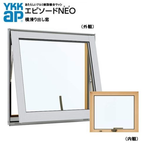 หน้าต่างตกแต่งอลูมิเนียมเรซินคอมโพสิต YKK หน้าต่างบานเลื่อนข้าง Episode NEO W780×H370 (07403) Multilayer